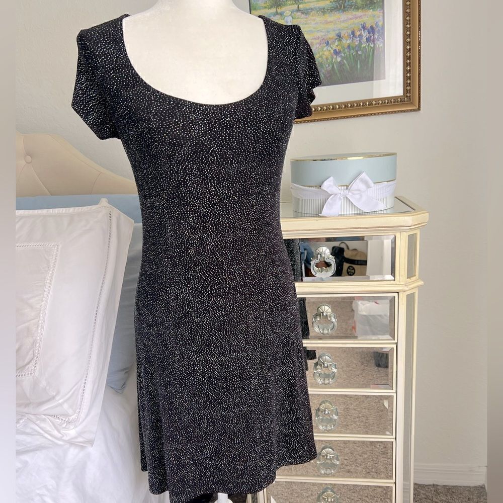 Vintage All that Jazz multi color glitter dress